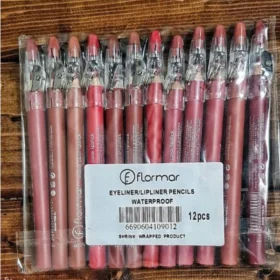 Flormar lip pencil pack of 12